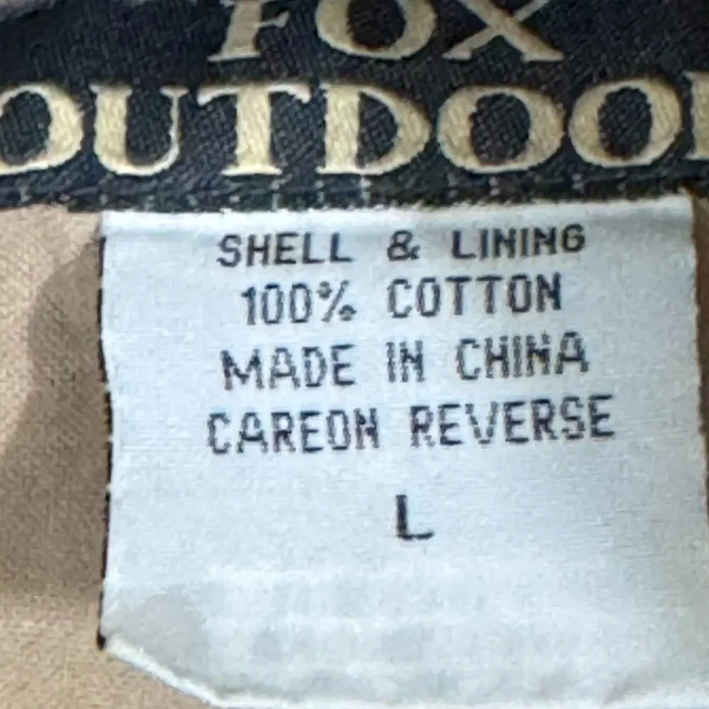 Vintage Hunting Shooting Vest Mens Tan Beige Fox Outdoors Hidden Hoodie